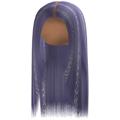 Buss Down Layered Bang [Lavender Cheetah Print]