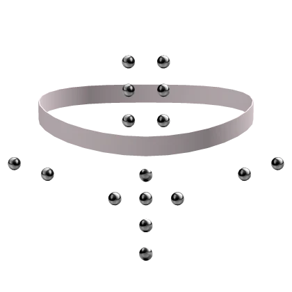 pink emo goth choker chest piercings