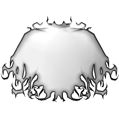 Ghostly White Shattered Cloak