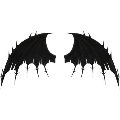 Huge Vampire Wings Black