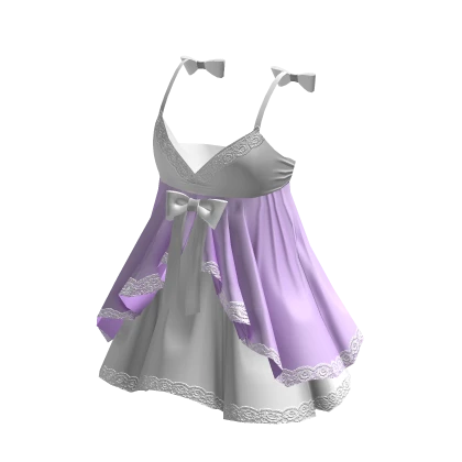 Valentines Baby Doll Dress Purple