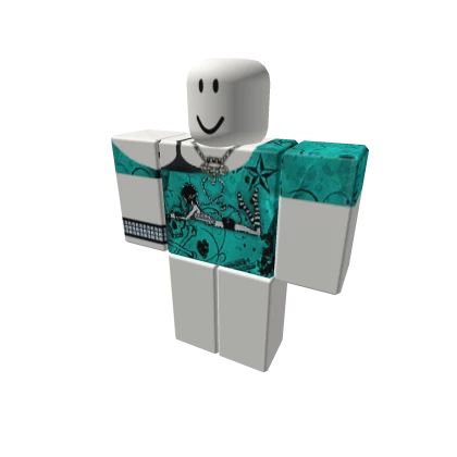  Scene top emo punk rawr y2k XD myxspace 2000 teal