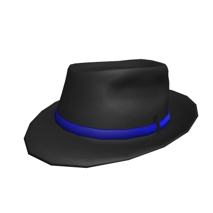 Blue Banded Skate Fedora