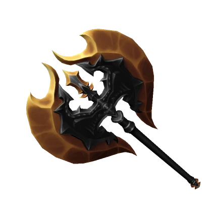 Golden Berserker War Axe