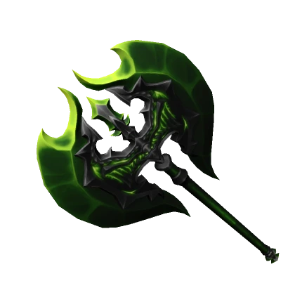 Green Berserker War Axe