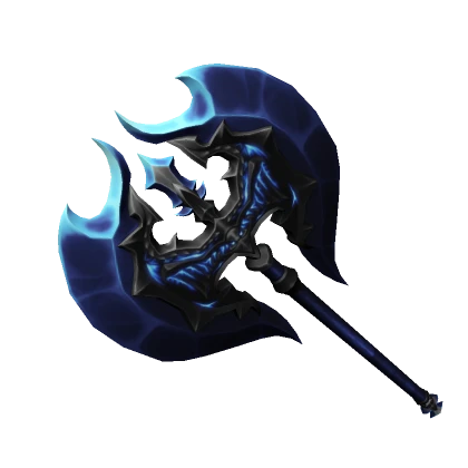 Blue Berserker War Axe