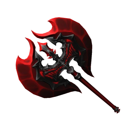 Red Berserker War Axe