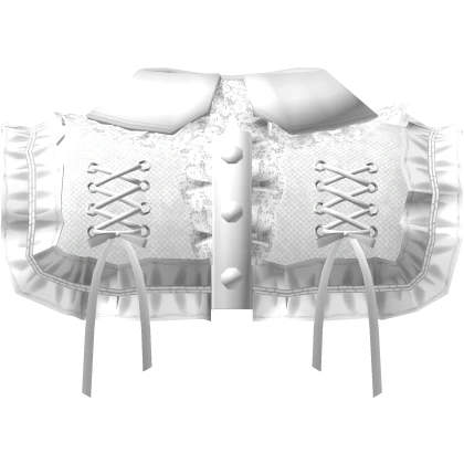 dollete gothic lace ruffle collar white (3.0)