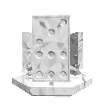 White Sparkle Time Domino Crown