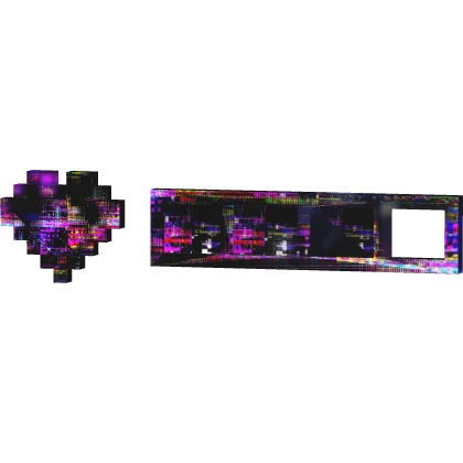 Animated Glitch Colourful 8-Bit Hp Bar