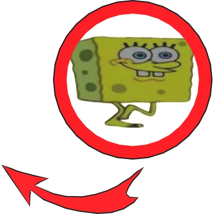Freakbob Meme Circle Arrow