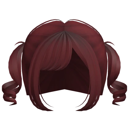 ☆ sweet innocent swirly pigtails red