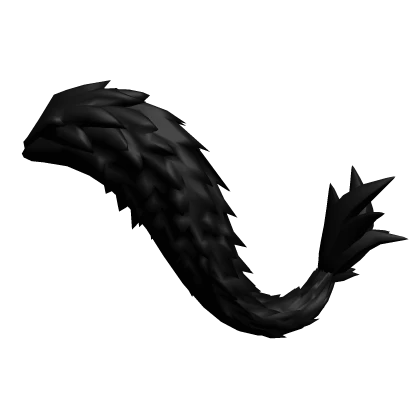 Spikey Dragon Tail - Black