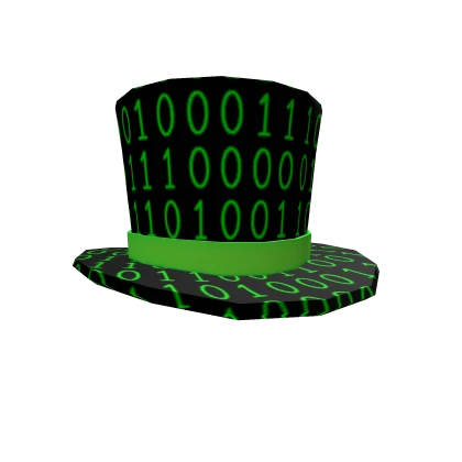 Green hacker top hat