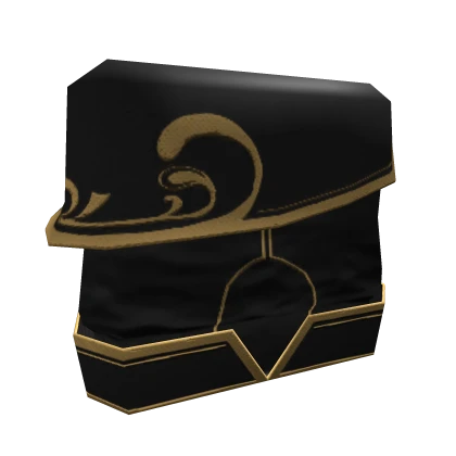 Black and gold noble monarch right shoulder