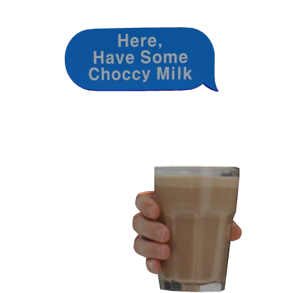 Choccy Milk Text