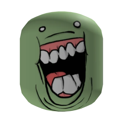 Maniacal Zombie Face