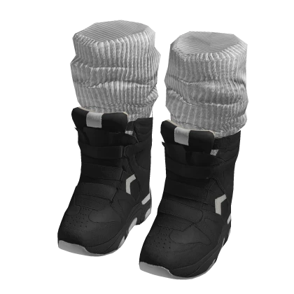Black Sneaker Heels + Socks (It Girl Doll)