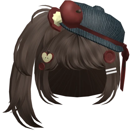 igari harajuku mori kei denim apple hat hair brown