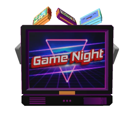 Retro Game Night Head