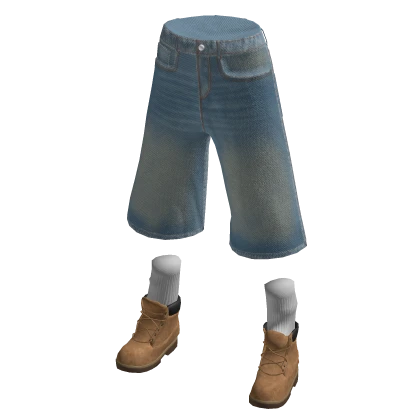M11! - Baggy Jorts w/ Timbs Boots