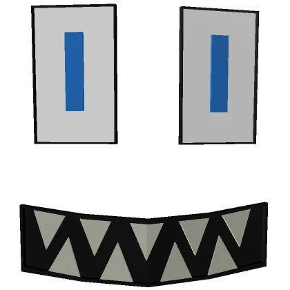 Happy Monster Face (3D Face)