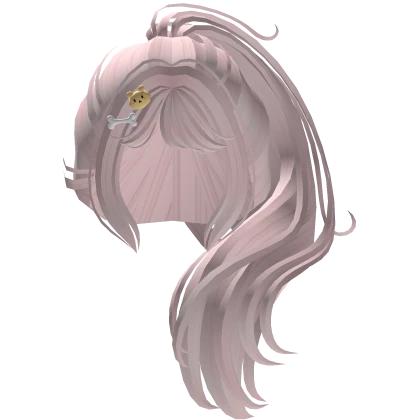 Puppycorn Pink Wavy Ponytail Hair w/ Pins - RBCs