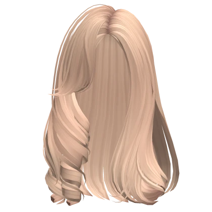 High Fashion Messy Curly Hairstyle (Blonde)