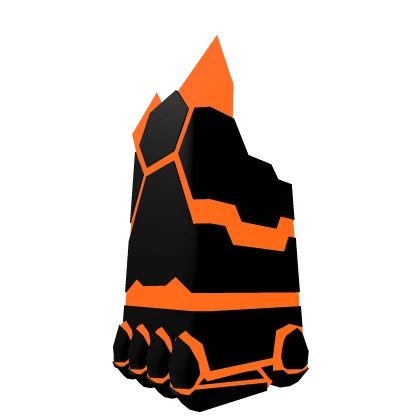 black/orange gauntlet (R6) (R)