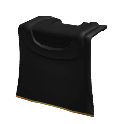 [1.0] Black Gold Hooded Cape