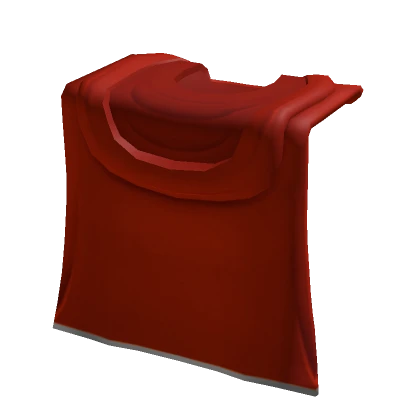 [1.0] Red Silver Hooded Cape