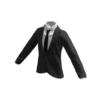 Grey Blazer w/ Shirt & Tie