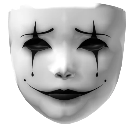 ɞ | black clown mask 🖤