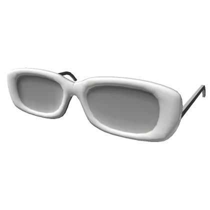 Y2K White Glasses