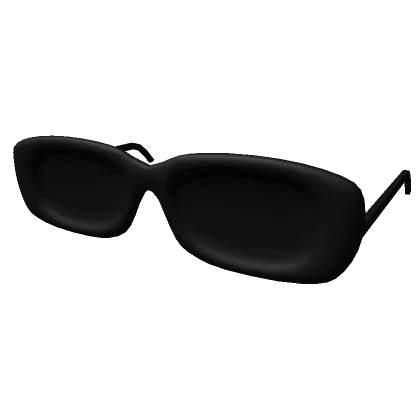 Y2K Black Glasses