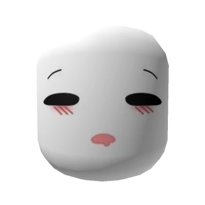 Sleepy Face Mask White