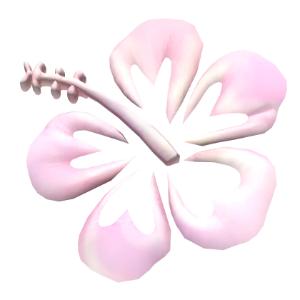 Tropical Preppy Summer Hibiscus Flower Hairclip