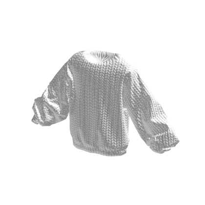 White Oversized Sweater