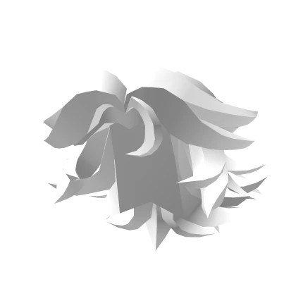White Blocky WolfCut V2