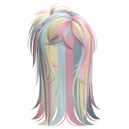 Scene Wispy Spikey Ponytail (Confetti)