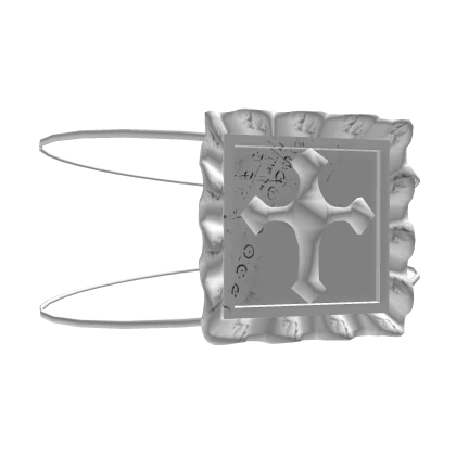 ✚ gothic lace eyepatch of mystery ; white