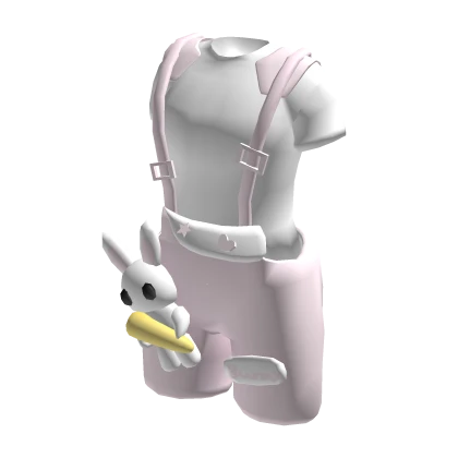 cute bunny overalls