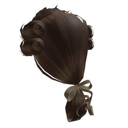 Rococo Powdered Wig in Brown