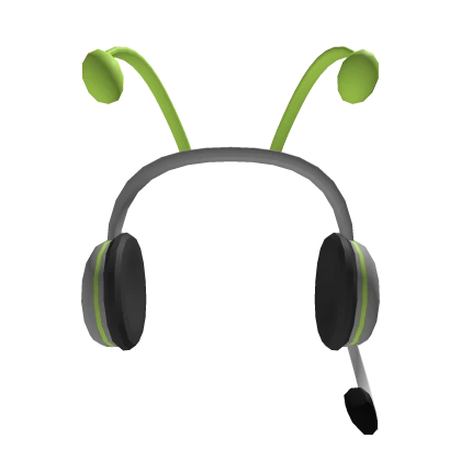 Silly aero alien headphones with a mic
