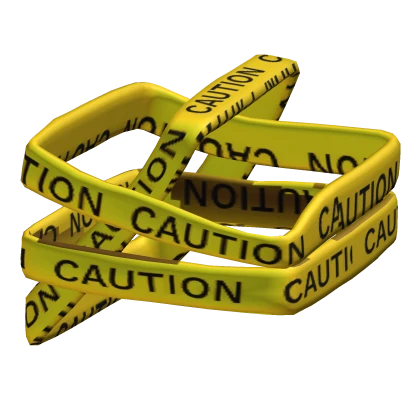 Caution Tape Arm Wrap (Right)