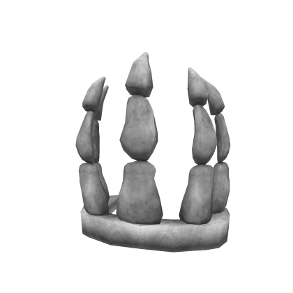 White Skeleton Fingers Crown