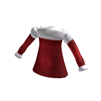 Off Shoulder Santa Dress 