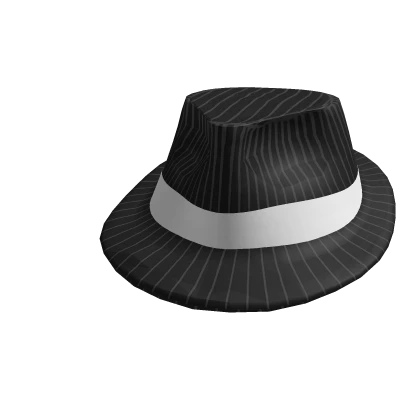 Striped Business Fedora