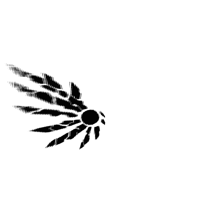 [Glitch] Animated Demon Blade Wings BW