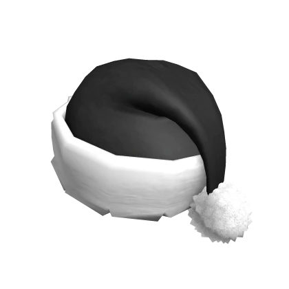 Black Floppy Santa Hat